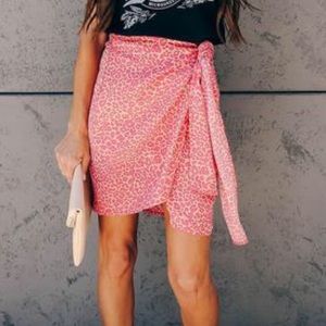 GIRLY CAT WRAP SKIRT